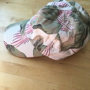 Billabong tropical floral print baseball cap